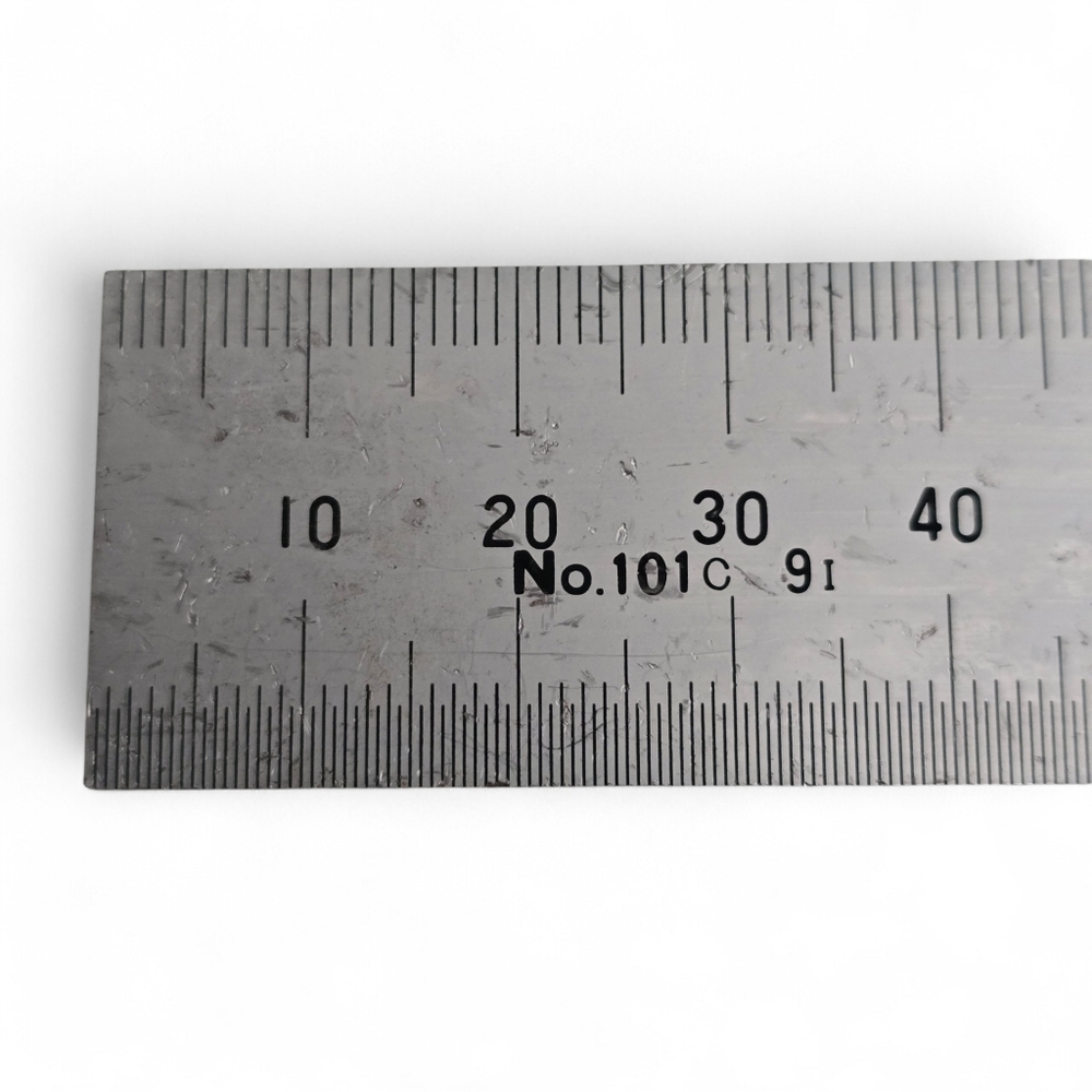 Shinwa 300mm Stainless Steel Metric Ruler Japan Precision Machinist Tool - Picture 3 of 8